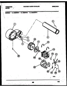 05 - Blower And Drive Parts parts for Frigidaire Dryer DEDFW3 from AppliancePartsPros.com