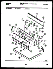 04 - Console And Control Parts parts for Frigidaire Dryer DEDFH0 from AppliancePartsPros.com