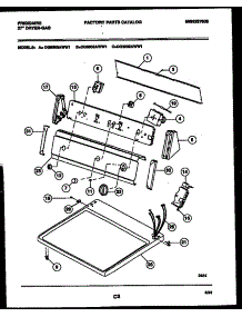 04 - Console And Control Parts parts for Frigidaire Dryer DG6500AWW1 from AppliancePartsPros.com