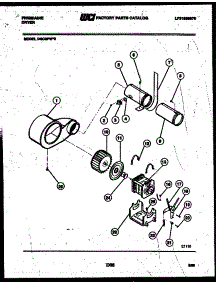 05 - Motor And Blower Parts parts for Frigidaire Dryer DGCSFL0 from AppliancePartsPros.com