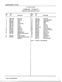Cabinet Drum And Heat Duct Page 2 parts for Frigidaire Dryer 8589-80D from AppliancePartsPros.com