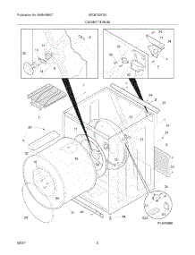 03 - Cabinet / Drum parts for Frigidaire Dryer AEQ8700FG0 from AppliancePartsPros.com