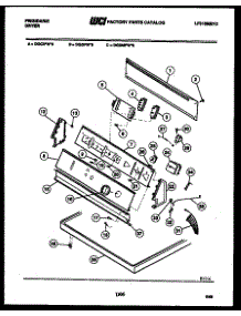 04 - Console And Control Parts parts for Frigidaire Dryer DGCIFW0 from AppliancePartsPros.com