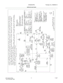 11 - Wiring Diagram parts for Frigidaire Dryer AEQ6500CFS0 from AppliancePartsPros.com