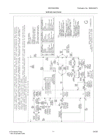 11 - Wiring Diagram parts for Frigidaire Dryer AEQ7000CES0 from AppliancePartsPros.com