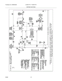 12 - Wiring Diagram parts for Frigidaire Dryer CAQE7077KW0 from AppliancePartsPros.com