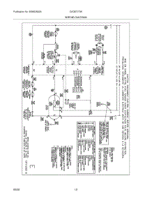12 - Wiring Diagram parts for Frigidaire Dryer CAQE7073KB0 from AppliancePartsPros.com