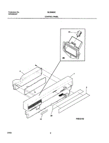 03 - Control Panel parts for Frigidaire Dishwasher GLDB953CB0 from AppliancePartsPros.com