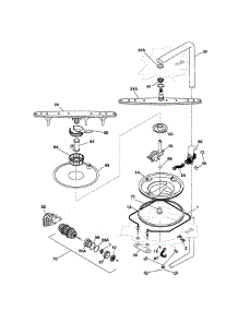 Motor / Pump parts for Frigidaire Dishwasher GLD958JT0 from AppliancePartsPros.com