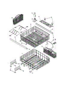 Racks parts for Frigidaire Dishwasher GLD958JT0 from AppliancePartsPros.com
