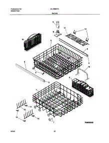 13 - Racks parts for Frigidaire Dishwasher GLDB957AB1 from AppliancePartsPros.com