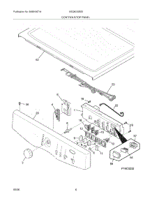 07 - Controls / Top Panel parts for Frigidaire Dryer AGQ6000ES2 from AppliancePartsPros.com