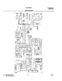 21 - Wiring Diagram parts for White Westinghouse Refrigerator WRS23MW3AQ5 from AppliancePartsPros.com