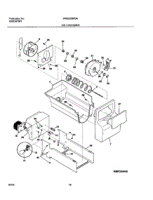 17 - Ice Container parts for White Westinghouse Refrigerator WRS23MW3AQ5 from AppliancePartsPros.com