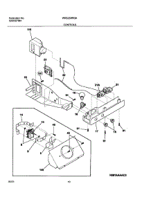 11 - Controls parts for White Westinghouse Refrigerator WRS23MW3AQ5 from AppliancePartsPros.com