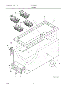 05 - Cabinet parts for Frigidaire Freezer FFN15M5HWA from AppliancePartsPros.com