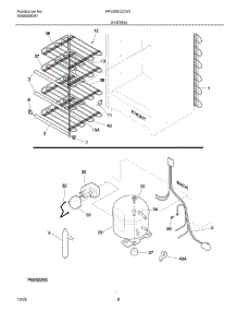 07 - System parts for Frigidaire Freezer FFU09C2CW1 from AppliancePartsPros.com