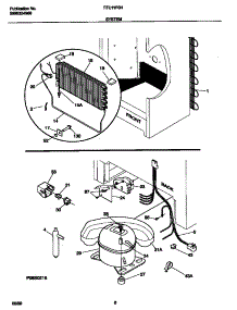 04 - System parts for Frigidaire Freezer FFU11F0HW0 from AppliancePartsPros.com
