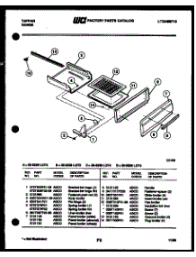 05 - Broiler Drawer Parts parts for Frigidaire Range 30-6238-00-05 from AppliancePartsPros.com