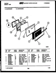 06 - Door Parts parts for Frigidaire Range 30-6759-00-01 from AppliancePartsPros.com