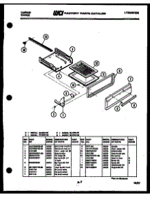 06 - Broiler Drawer Parts parts for Frigidaire Range 30-7347-23-02 from AppliancePartsPros.com