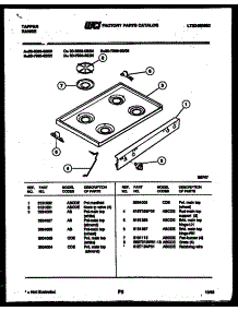 04 - Cooktop Parts parts for Frigidaire Range 30-7988-00-05 from AppliancePartsPros.com