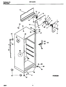 03 - Cabinet  W / Fan Assembly parts for Frigidaire Refrigerator WRT15DRBW1 from AppliancePartsPros.com