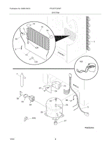 07 - System parts for Frigidaire Freezer FFU20FC6AW7 from AppliancePartsPros.com