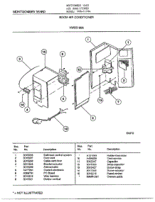 Room Air Conditioner Page 2 parts for Frigidaire Air Conditioner 5198A from AppliancePartsPros.com
