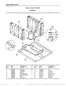 Room Air Conditioner Page 4 parts for Frigidaire Air Conditioner 5238A from AppliancePartsPros.com