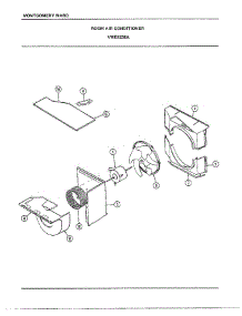 Room Air Conditioner Page 5 parts for Frigidaire Air Conditioner 5238A from AppliancePartsPros.com