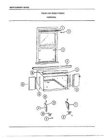 Room Air Conditioner parts for Frigidaire Air Conditioner 5238A from AppliancePartsPros.com