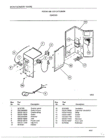 Room Air Conditioner Page 3 parts for Frigidaire Air Conditioner 5243000 from AppliancePartsPros.com