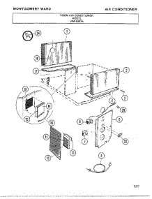 Air Conditioner Page 3 parts for Frigidaire Air Conditioner 5287A from AppliancePartsPros.com