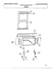 Air Conditioner Page 9 parts for Frigidaire Air Conditioner 5287A from AppliancePartsPros.com