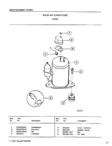 Room Air Conditioner Page 4 parts for Frigidaire Air Conditioner 5318A from AppliancePartsPros.com