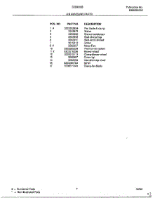 Air Handling parts for Frigidaire Air Conditioner 5338009B from AppliancePartsPros.com