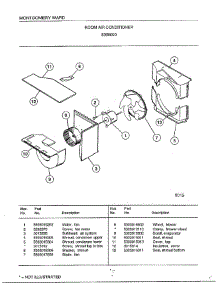 Room Air Conditioner Page 5 parts for Frigidaire Air Conditioner 5368000 from AppliancePartsPros.com