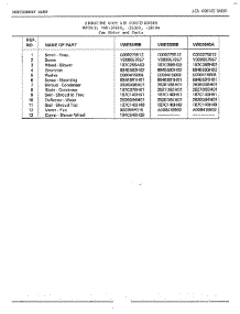 Fan Motor Page 2 parts for Frigidaire Air Conditioner 5499B from AppliancePartsPros.com