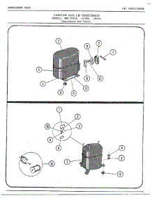Compressor parts for Frigidaire Air Conditioner 5499B from AppliancePartsPros.com
