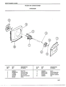 Room Air Conditioner Page 3 parts for Frigidaire Air Conditioner 5908A from AppliancePartsPros.com