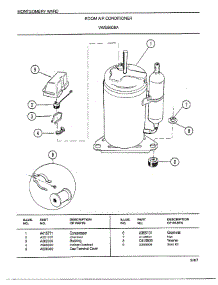 Room Air Conditioner Page 4 parts for Frigidaire Air Conditioner 5908A from AppliancePartsPros.com