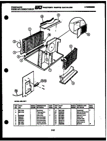 03 - Unit Parts parts for Frigidaire Air Conditioner A05LH5F1 from AppliancePartsPros.com