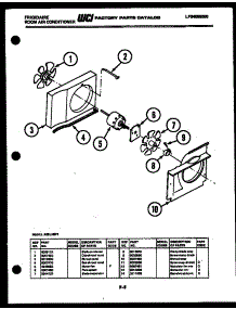 05 - Air Handling Parts parts for Frigidaire Air Conditioner A05LH5F1 from AppliancePartsPros.com