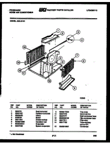 04 - Unit Parts parts for Frigidaire Air Conditioner A05LS1N1 from AppliancePartsPros.com