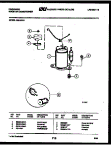 06 - Compressor Parts parts for Frigidaire Air Conditioner A05LS1N1 from AppliancePartsPros.com