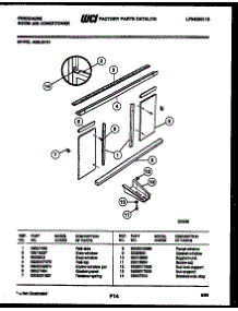 07 - Window Mounting Parts parts for Frigidaire Air Conditioner A05LS1N1 from AppliancePartsPros.com