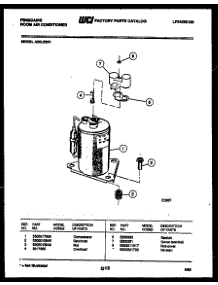 06 - Compressor Parts parts for Frigidaire Air Conditioner A06LE2N1 from AppliancePartsPros.com