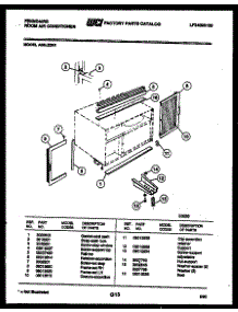 07 - Window Mounting Parts parts for Frigidaire Air Conditioner A06LE2N1 from AppliancePartsPros.com