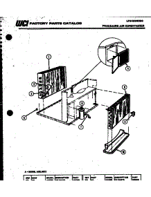 03 - Unit Parts parts for Frigidaire Air Conditioner A06LH5E1 from AppliancePartsPros.com